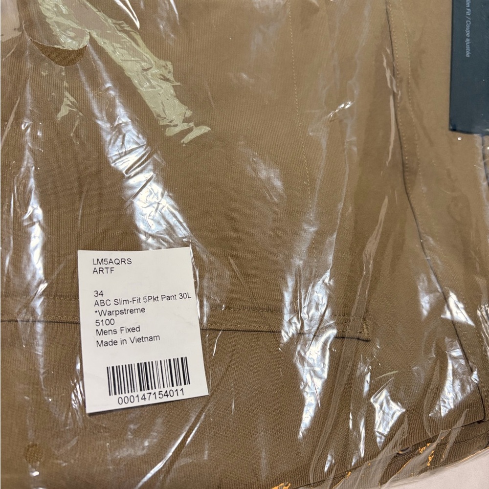 *NEW* lululemon ABC slim fit 5 pocket pant 34x30 men’s